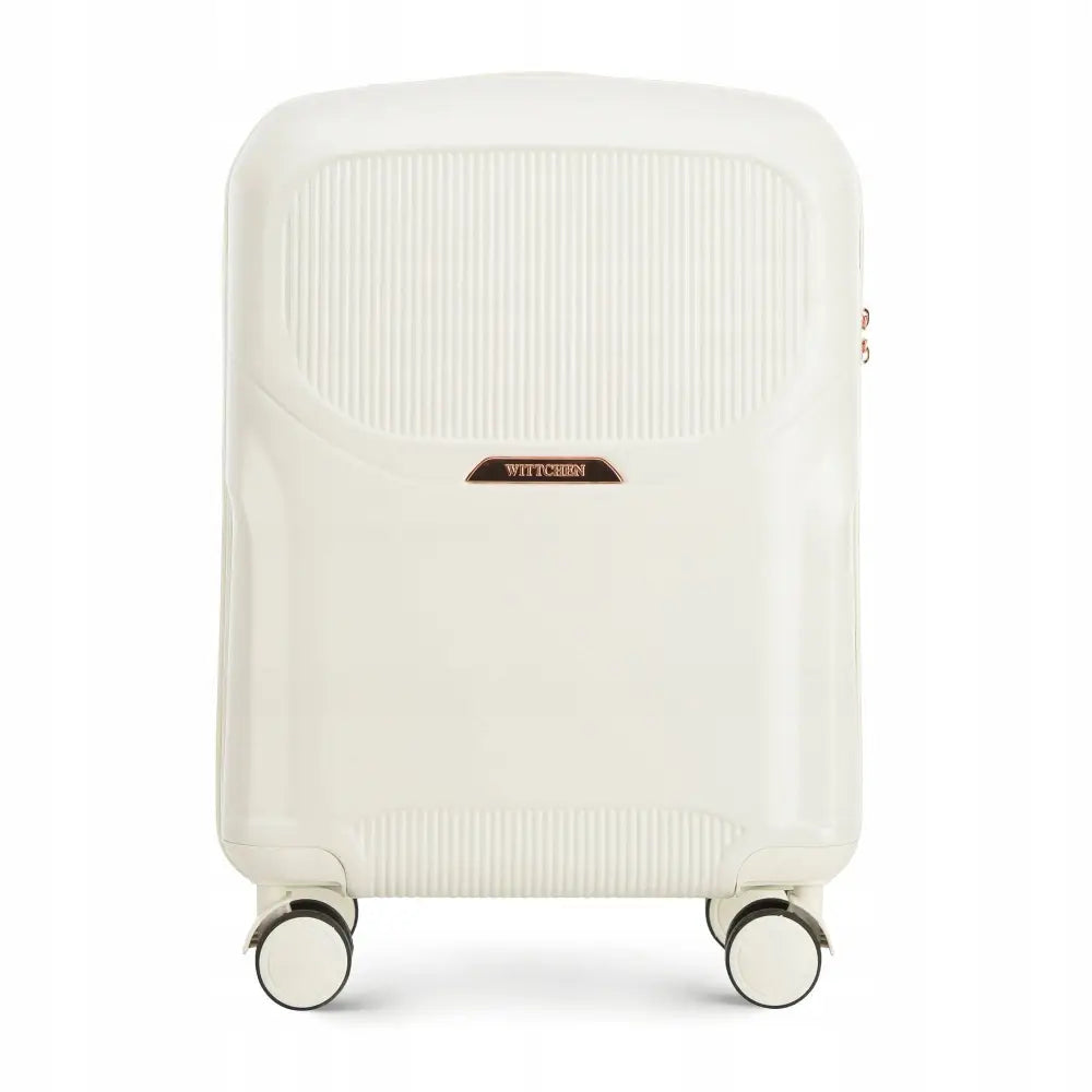 Wittchen Kabin Koffert i Kremfarget Polykarbonat