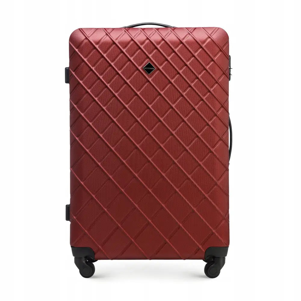 Wittchen Stor Koffert i Abs med Diagonal Rutemønster