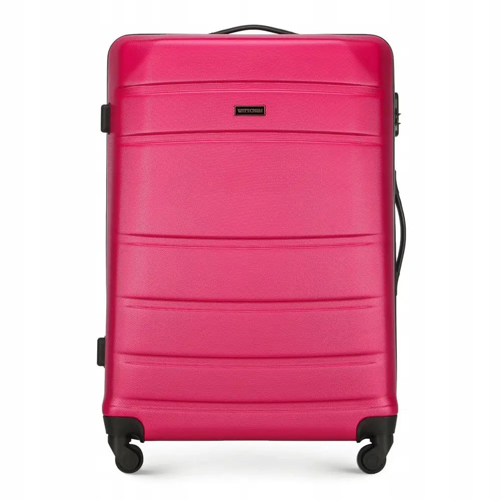 Wittchen Stor Koffert i Rosa Riflet Abs