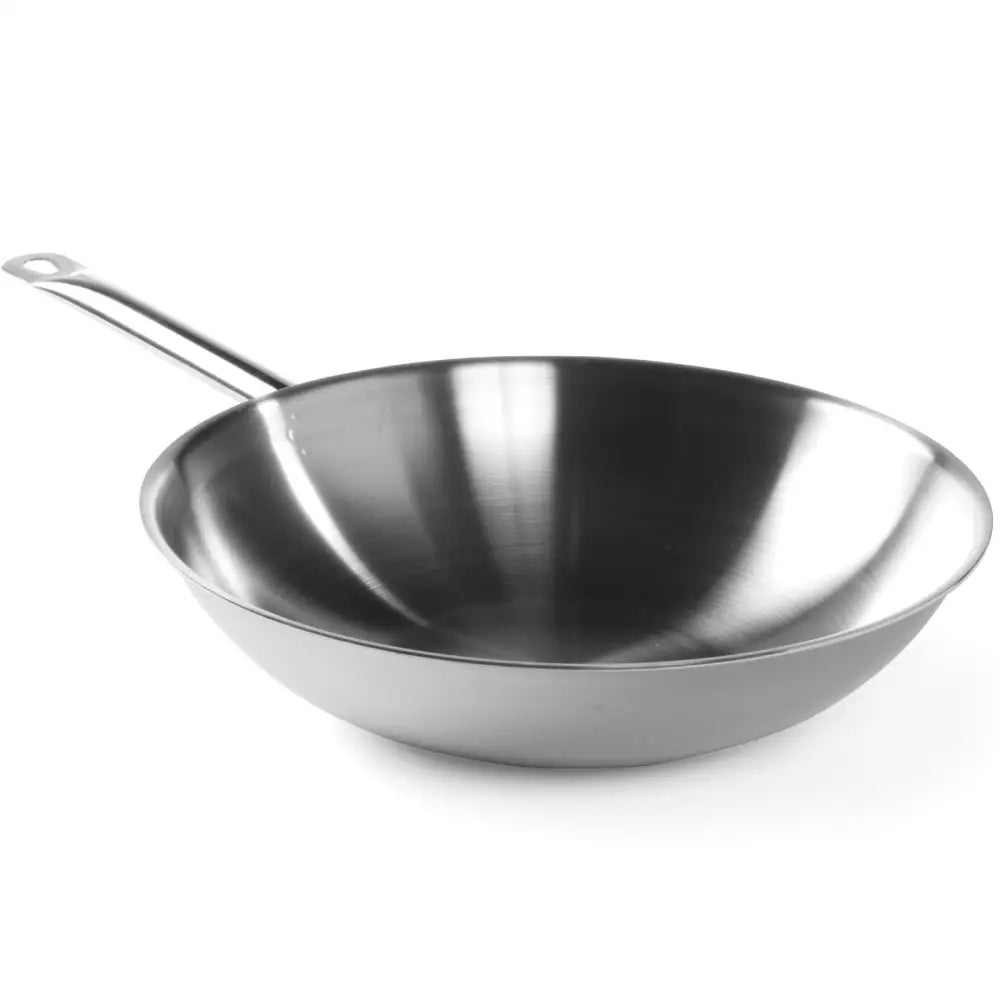Wok-panne 3-ply - uten Lokk - Hendi 839003