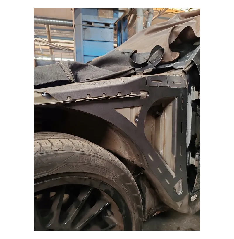 Swagier BMW E36 skjermhusforsterkning 3 mm stål ubehandlet
