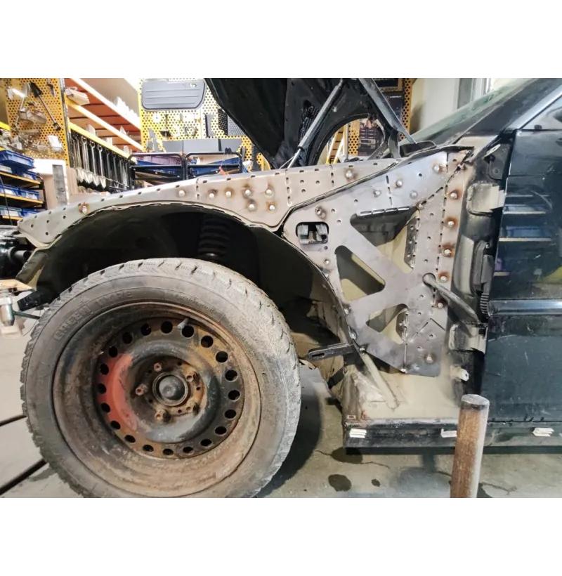 BMW 3 Serie E46 sideforsterkning forskjerm for økt karosseristivhet ved drift