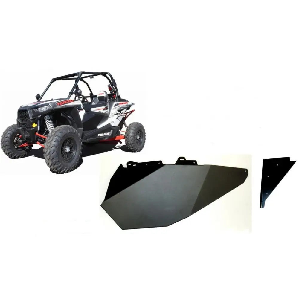 Xrw Paneldør Sort - Polaris Rzr 1000 Xp