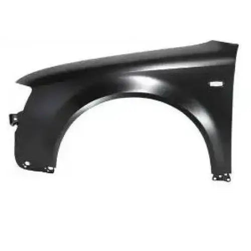 Audi A4 (B6) 01-06 - Deler Og Tilbehør, svart buet bilskjerm-panel med monteringsåpninger og glatte flater.