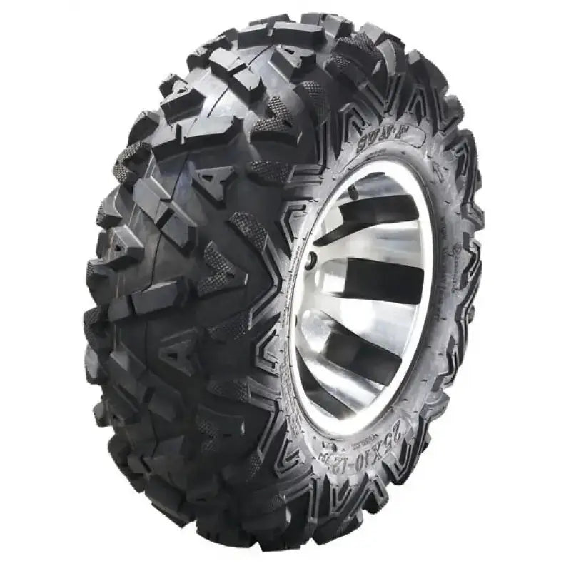 ATV-dekk i 25x10-11 for terreng montert på 11-tommers felg