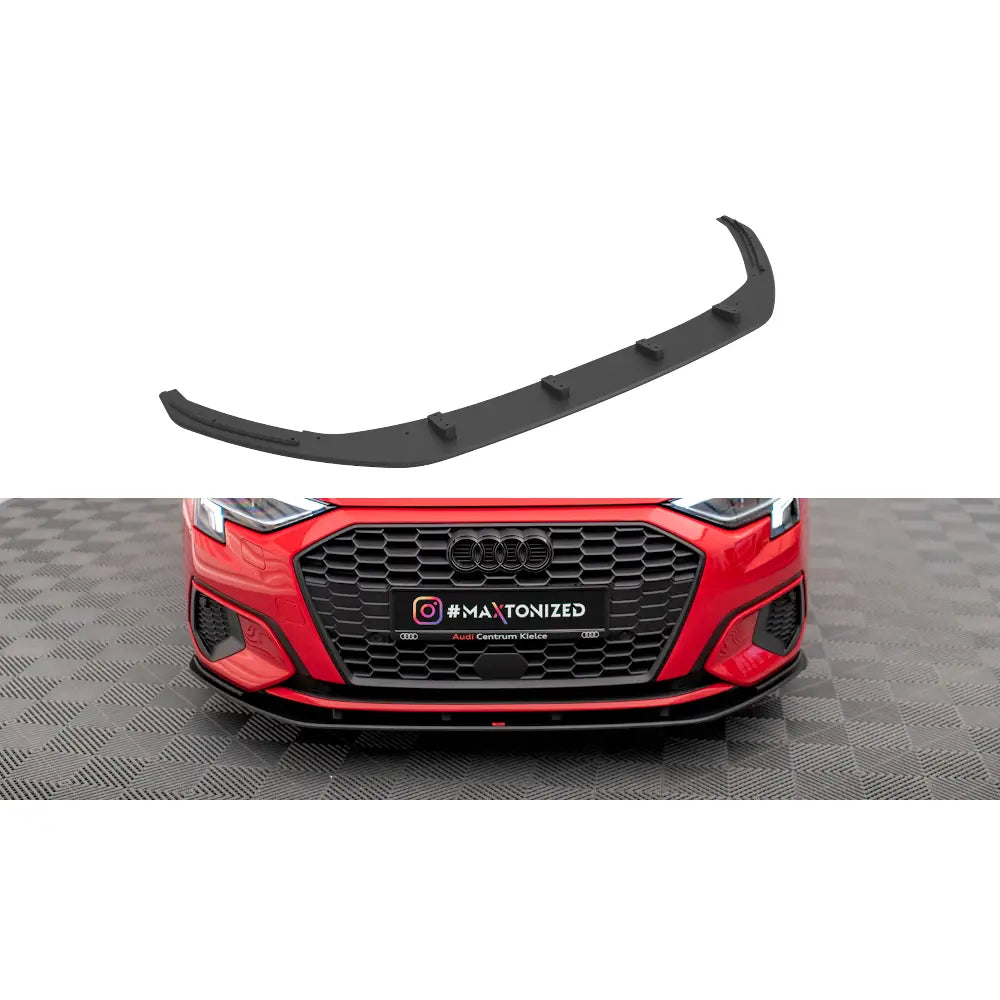 Audi A3 8Y Sportback med Maxton frontleppe og diffuser – bildeler Nomax