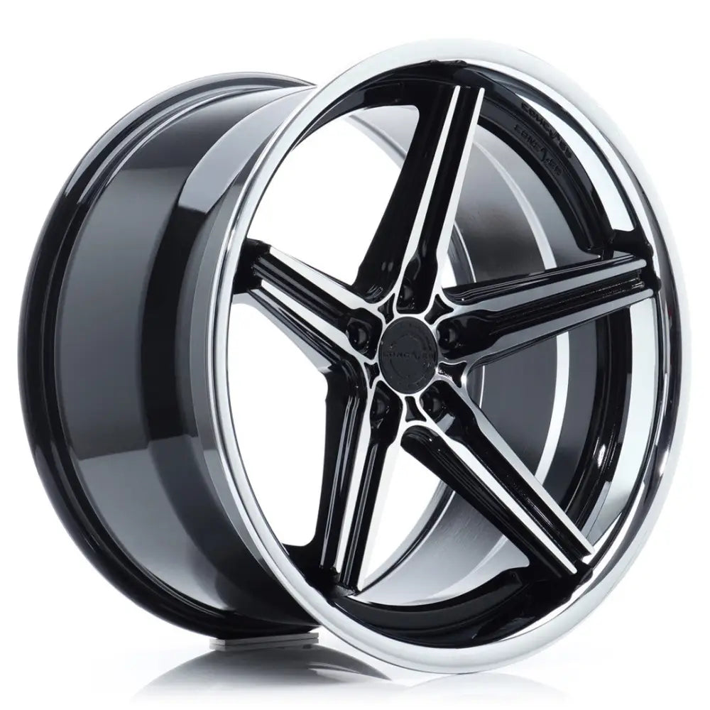 Bilfelg 21 tommer black diamond cut finish