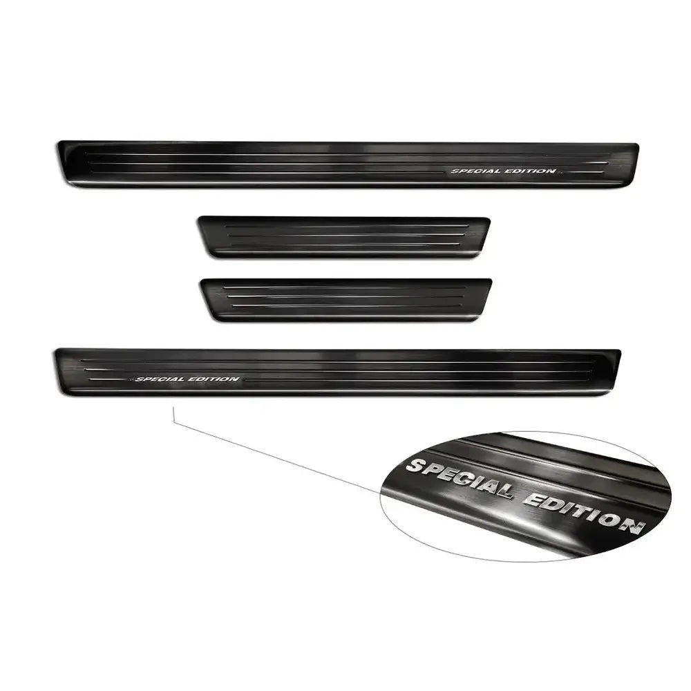 Innstegslister VW ID.4 rustfritt stål svart finish