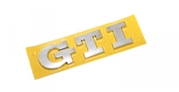 Emblem/logo til Vw Golf GTI Glossy Chrome i blank krom med perfekt passform og original VW kvalitet
