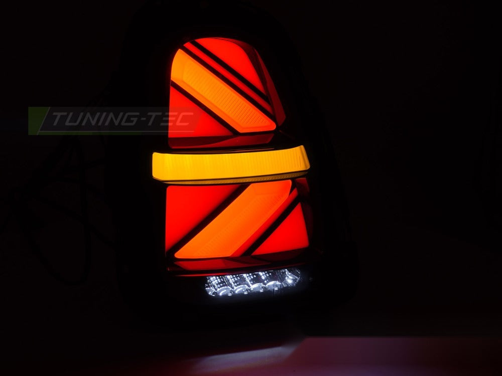 Baklykter Mini Cooper R58 Coupe 11-15 med festedetaljer.