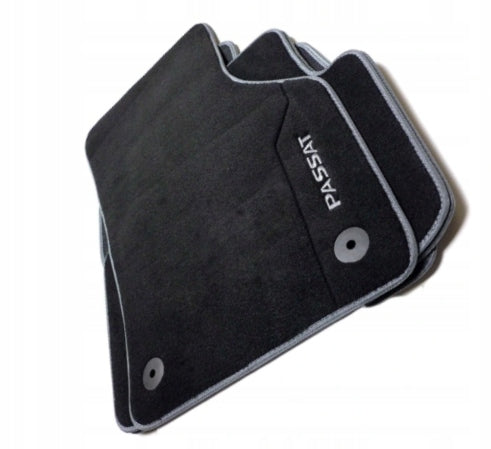 VAG OEM stoffmatter til Vw Passat B7 – antiskli bakside