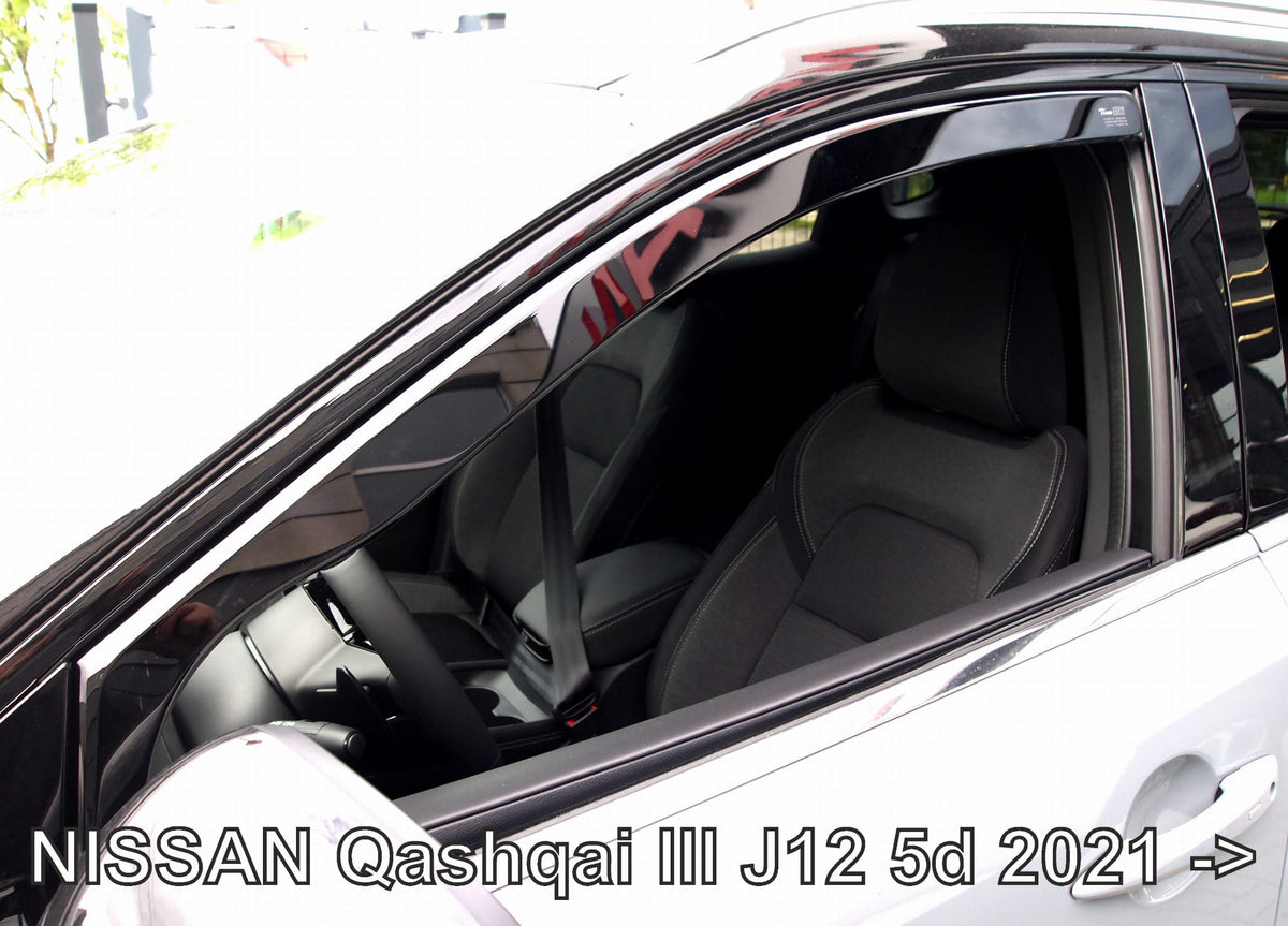 Heko vindavviser til Nissan Qashqai (J12) – Plexiglass Akryl PMMA