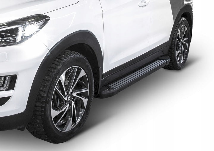 Stigtrinn Rival til Kia Sportage 2015-2018 i aluminium og ABS
