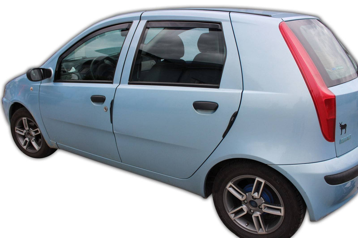 Vindavviser Fiat PUNTO II III 5-dørs 10/1999→ sett 4 stk. – PMMA Plexi - nærbilde