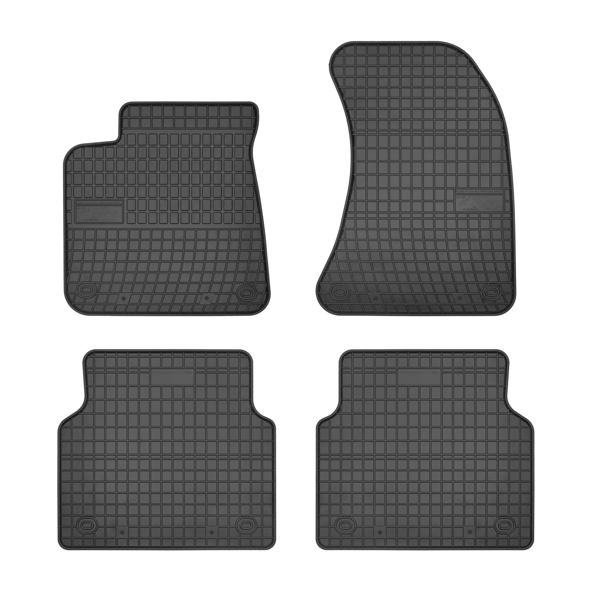 Frogum gummimatter til Audi A8 D4 (2009-2017) – svart, vanntette, sett med 4 matter
