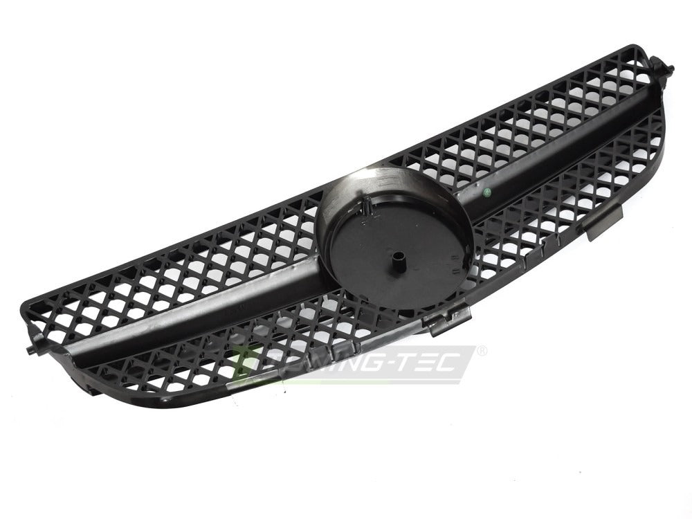 Grill Mercedes CLK W209 03-10 blank sort med festedetaljer.
