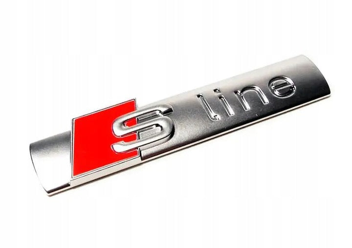 Emblem Audi S-Line Chrome - sett forfra