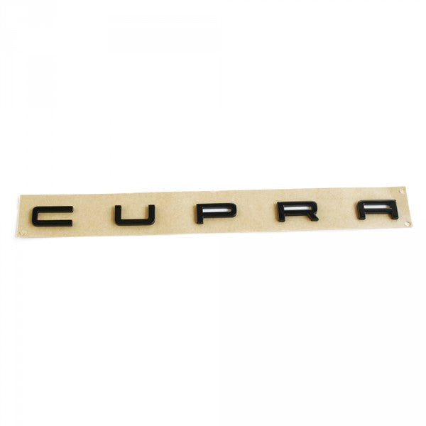 Emblem/logo til Cupra Seat Leon (5F) > Black Glossy med blank svart finish og perfekt passform