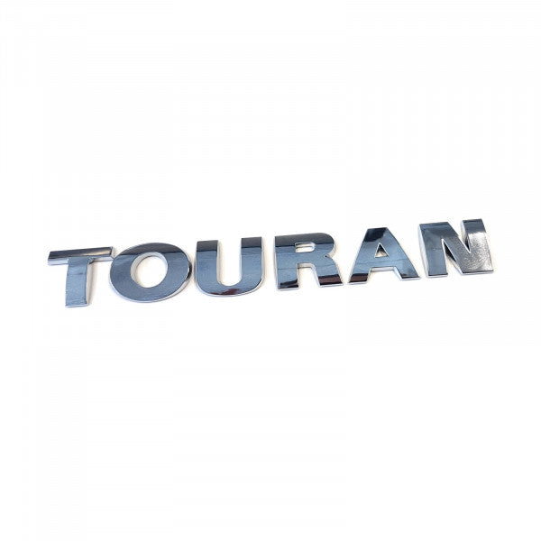 Emblem/logo til VW Touran (1T1/1T2) Glossy Chrome i blank krom og ABS-materiale