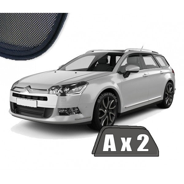 Sr solskjerm i akryl til Citroen C5 Tourer II, vindavviser og regnbeskyttelse med enkel montering