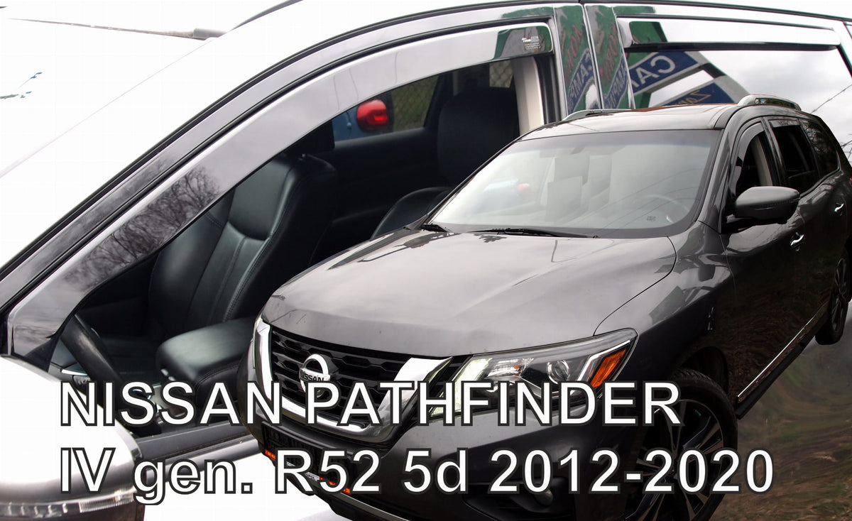 Heko vindavviser til Nissan Pathfinder IV (R52) / sett 4 stk. – PMMA Plexiglass
