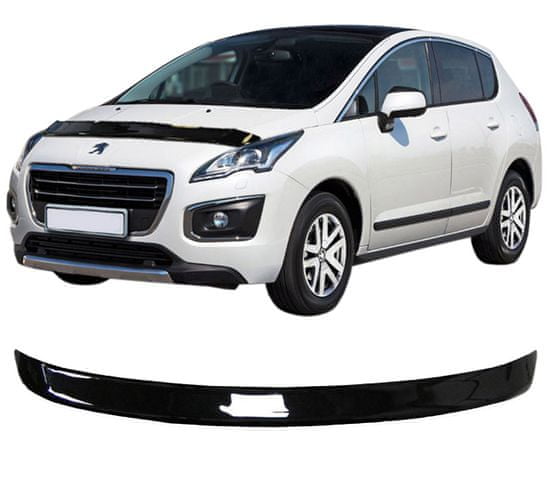 Scoutt panserbeskytter i akryl til Peugeot 3008 I (2012-2016) med enkel montering og steinsprutbeskyttelse