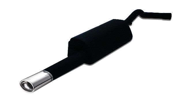 Sluttdemper Ulter A4 B5 101-102 singel utgang N10 polert rustfri endepipe