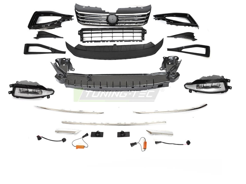 Frontfanger VW Passat B7 10-14 – detalj av passform og kanter