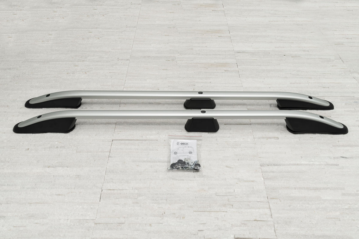 Takrails Ventshield til Citroen JUMPY III og tilsvarende modeller i aluminium og ABS med matt krom finish