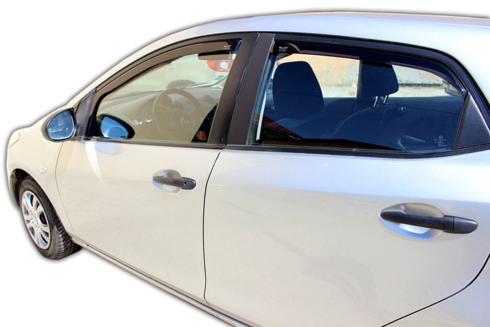 Vindavviser Mazda 2 (2007-2014) – PMMA Plexi - detaljer
