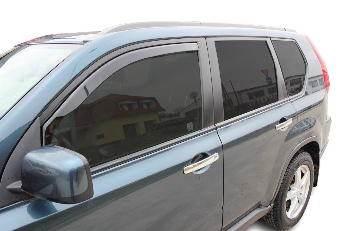 Heko vindavviser til Nissan X-TRAIL II (T31) / sett 2 stk. – røykfarget design