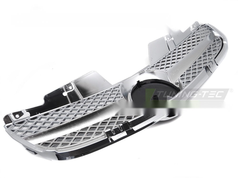 Grill Mercedes SL R230 06-11 krom med festedetaljer.