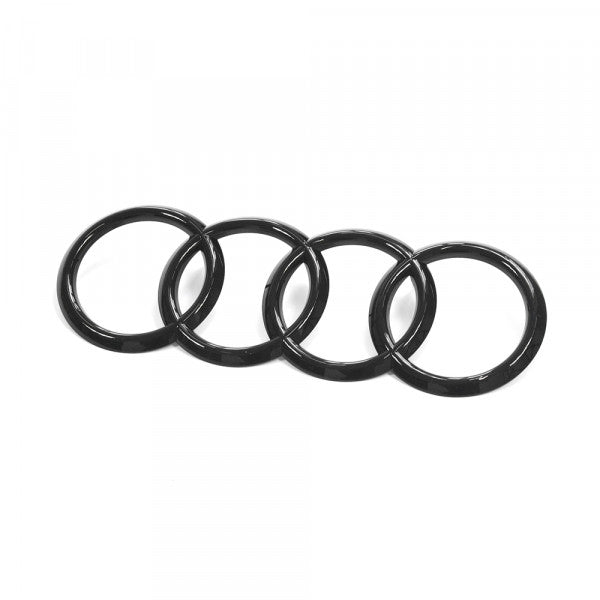 Emblem Audi R8 (4S) Spider > Black Glossy - sett forfra