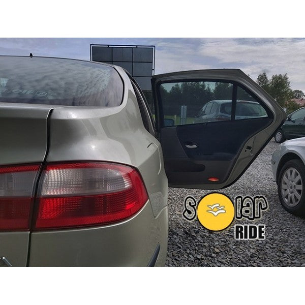 Solskjerm Renault Laguna Hatchback / Liftback II (2001-2007) (2 stk) - sett forfra