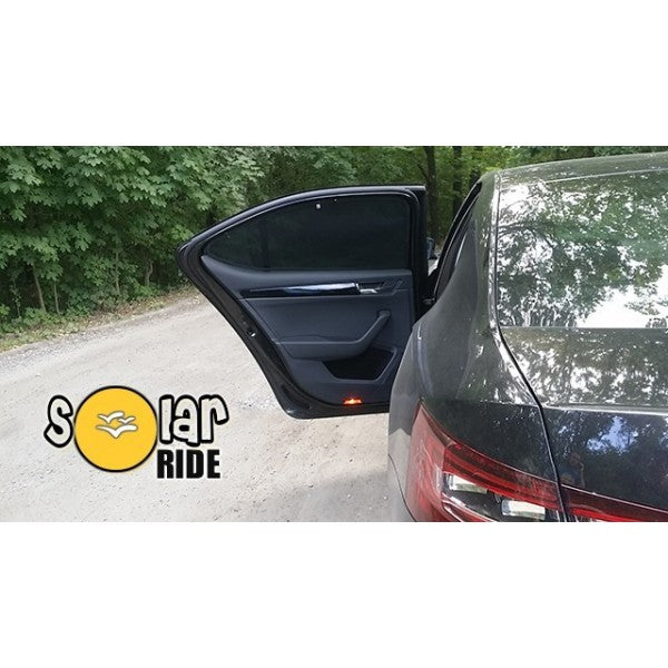 Solskjerm Skoda Superb Liftback III (2015-2019) (2 stk) - sett forfra