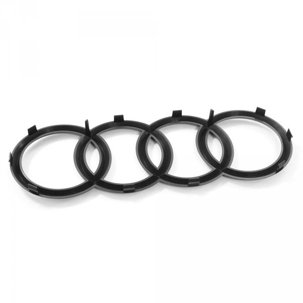 Emblem Audi Q3 / Audi e-tron Black Glossy - sett forfra