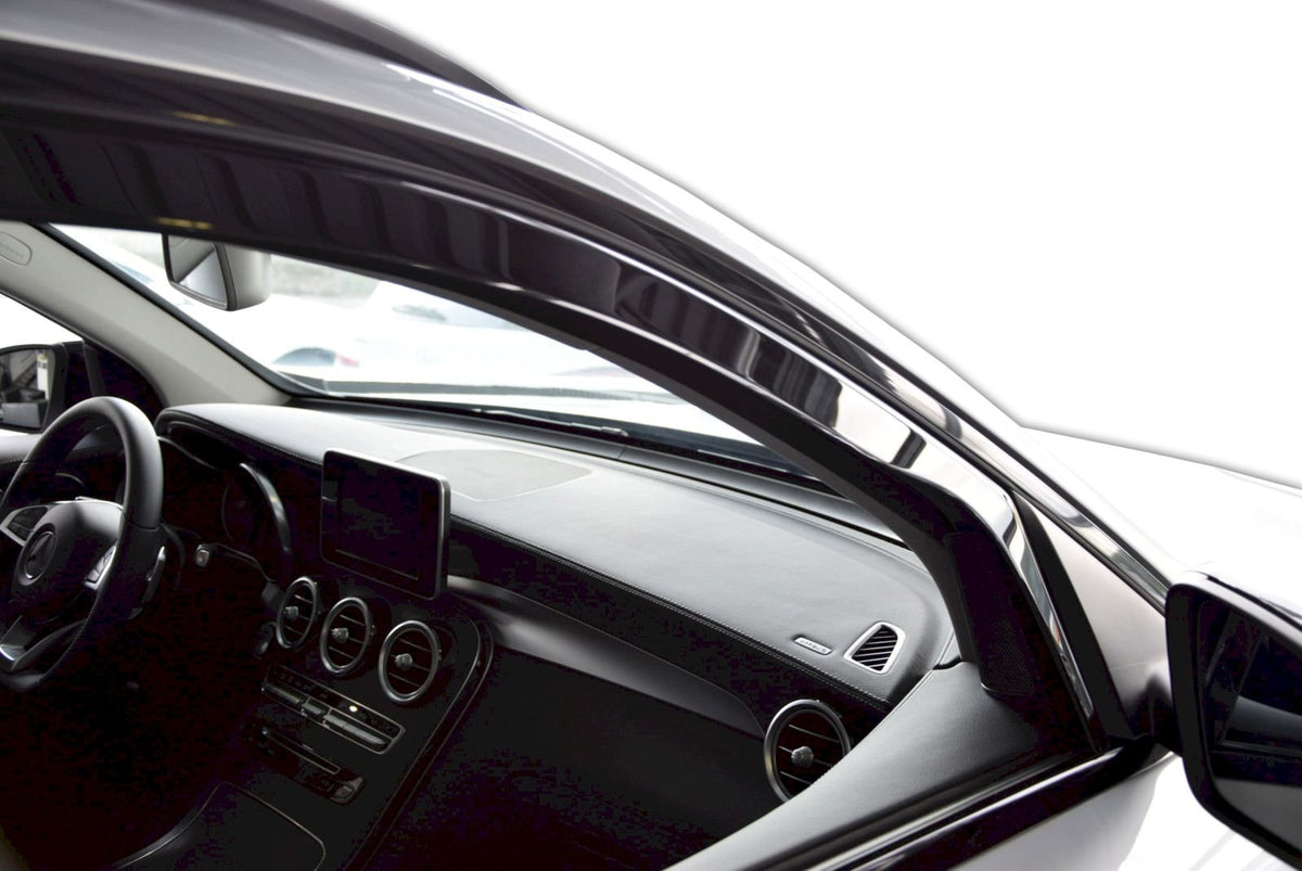 Heko vindavviser til Mercedes GLC (X253) / sett 4 stk. – sort/transparent