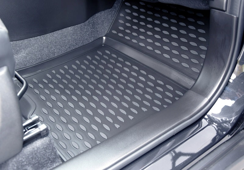 Gulvmatter Mitsubishi Pajero IV (2006-2021) – Luktfrie gummi (PE) polyetylen - detaljer