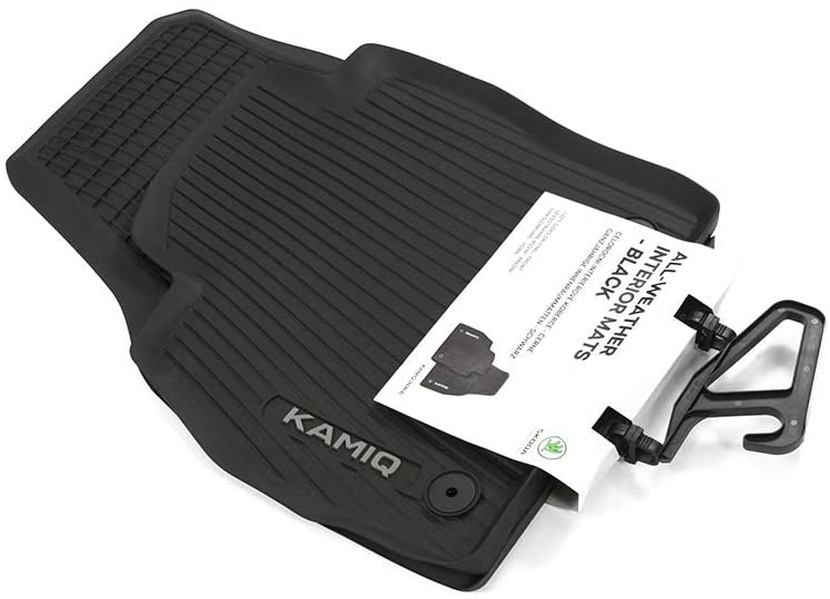 Gulvmatter Skoda Kamiq (2019-) – TPE Gummi | VAG OEM - detaljer