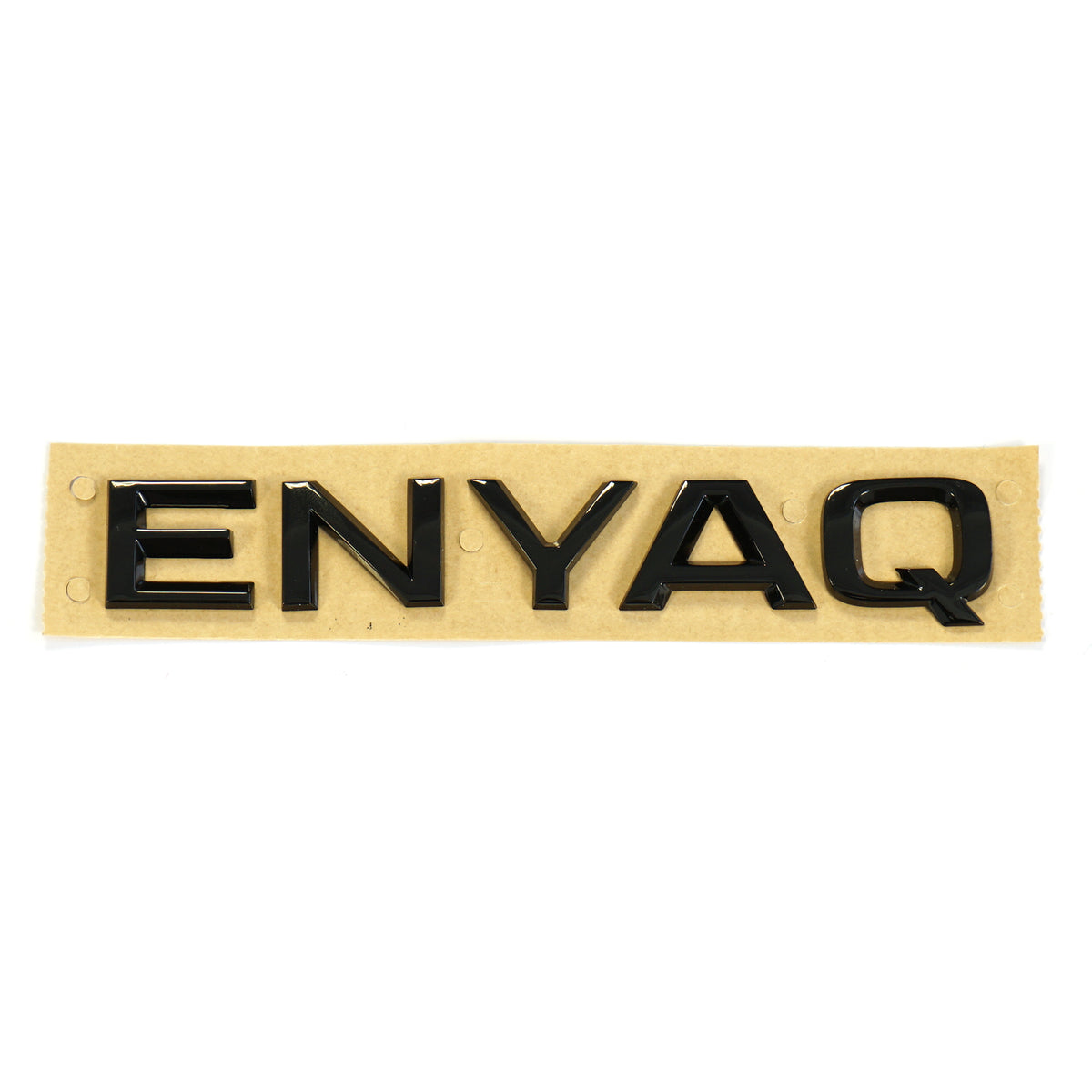 Emblem Skoda Enyaq iV > Black Glossy - sett forfra