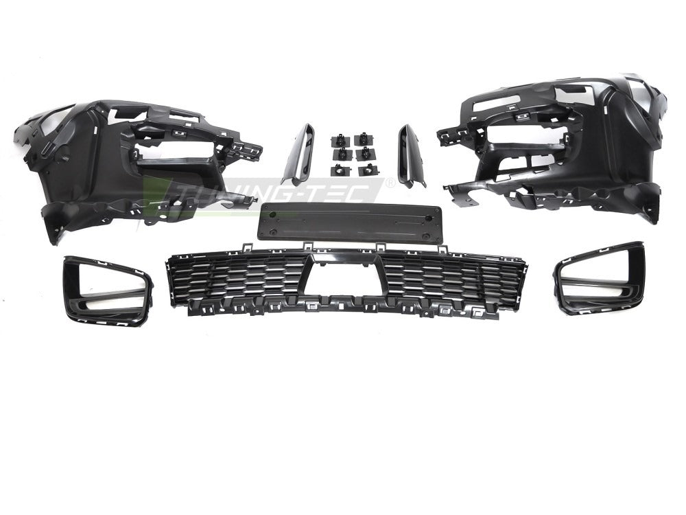 Frontfanger BMW F40 19-24 pakke og innhold.