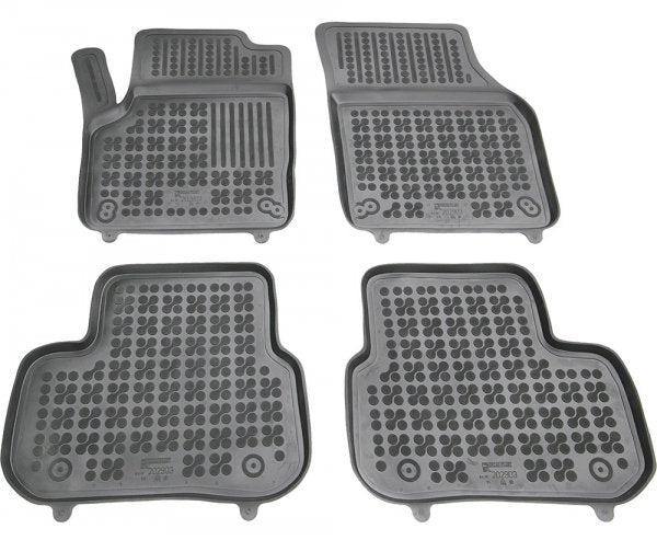 Rezaw-Plast gulvmatter til Land Rover Discovery Sport (L550) – gummi med høykant