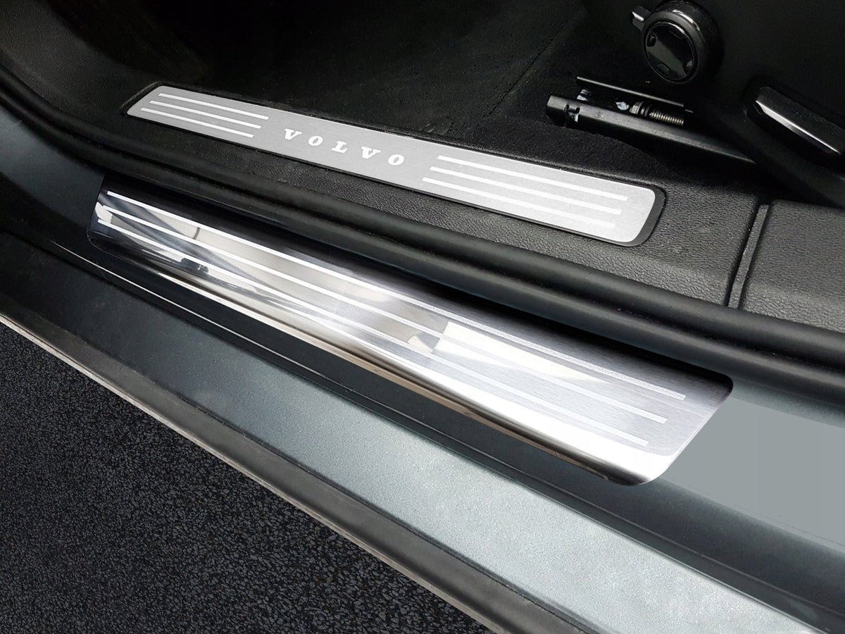 Avisa dørbeskytter til Volvo V60 II / Silver Edition – rustfritt stål