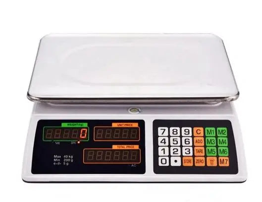 Vekt Elektronisk LCD Kalkulativ 40kg | Nomax.no🥇