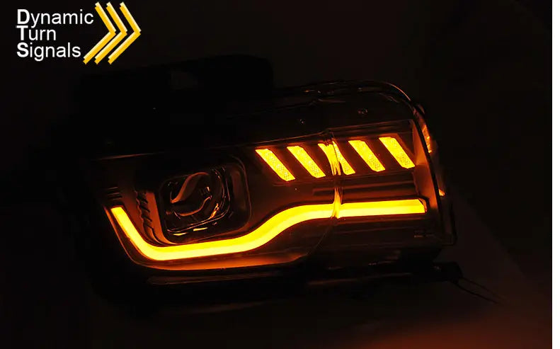 Frontlykter Chevrolet Camaro 09-13 Tube Light Black | Nomax.no🥇_1