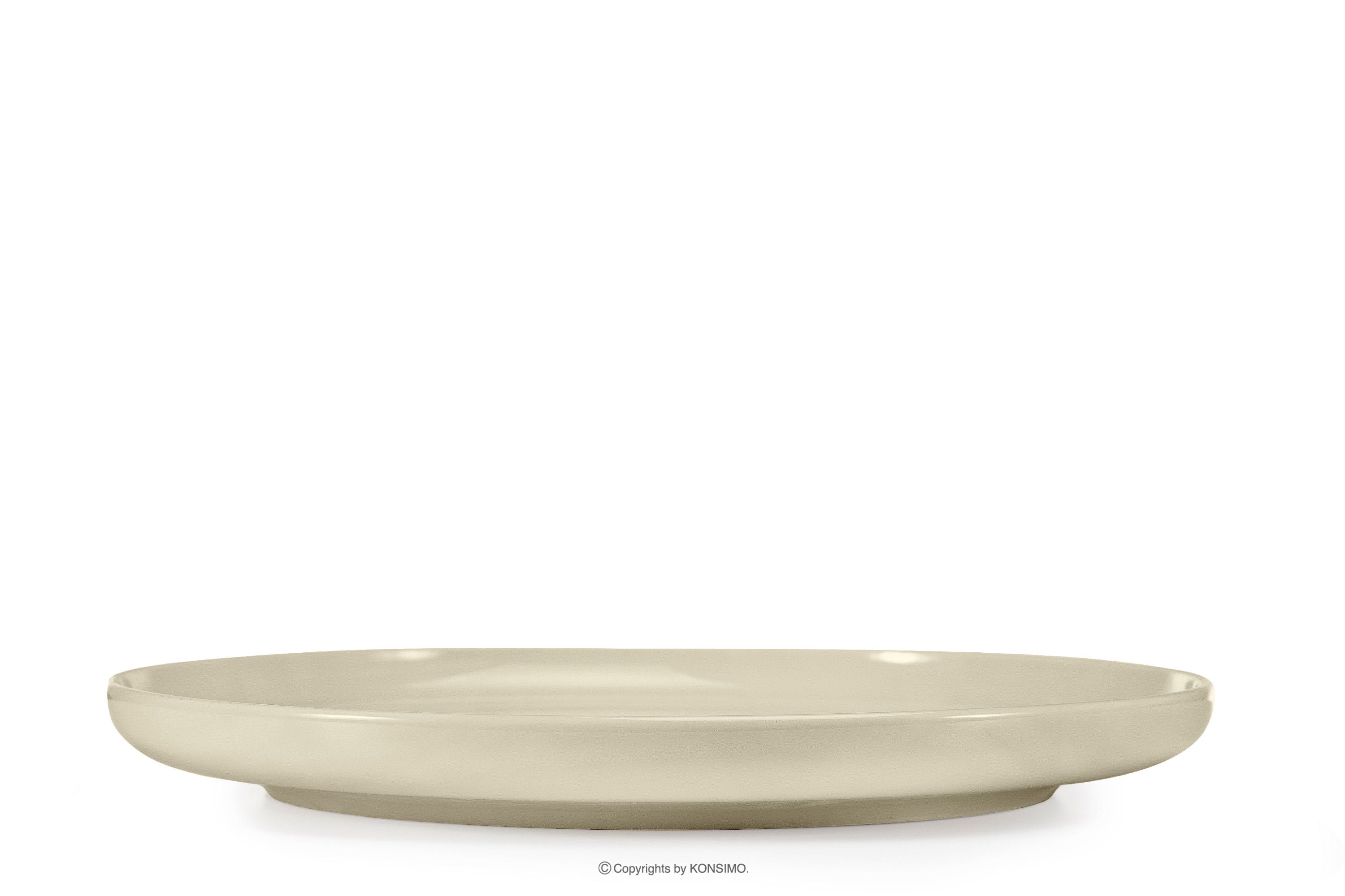 KONSIMO VICTO middagservise 6 personer beige høyglans