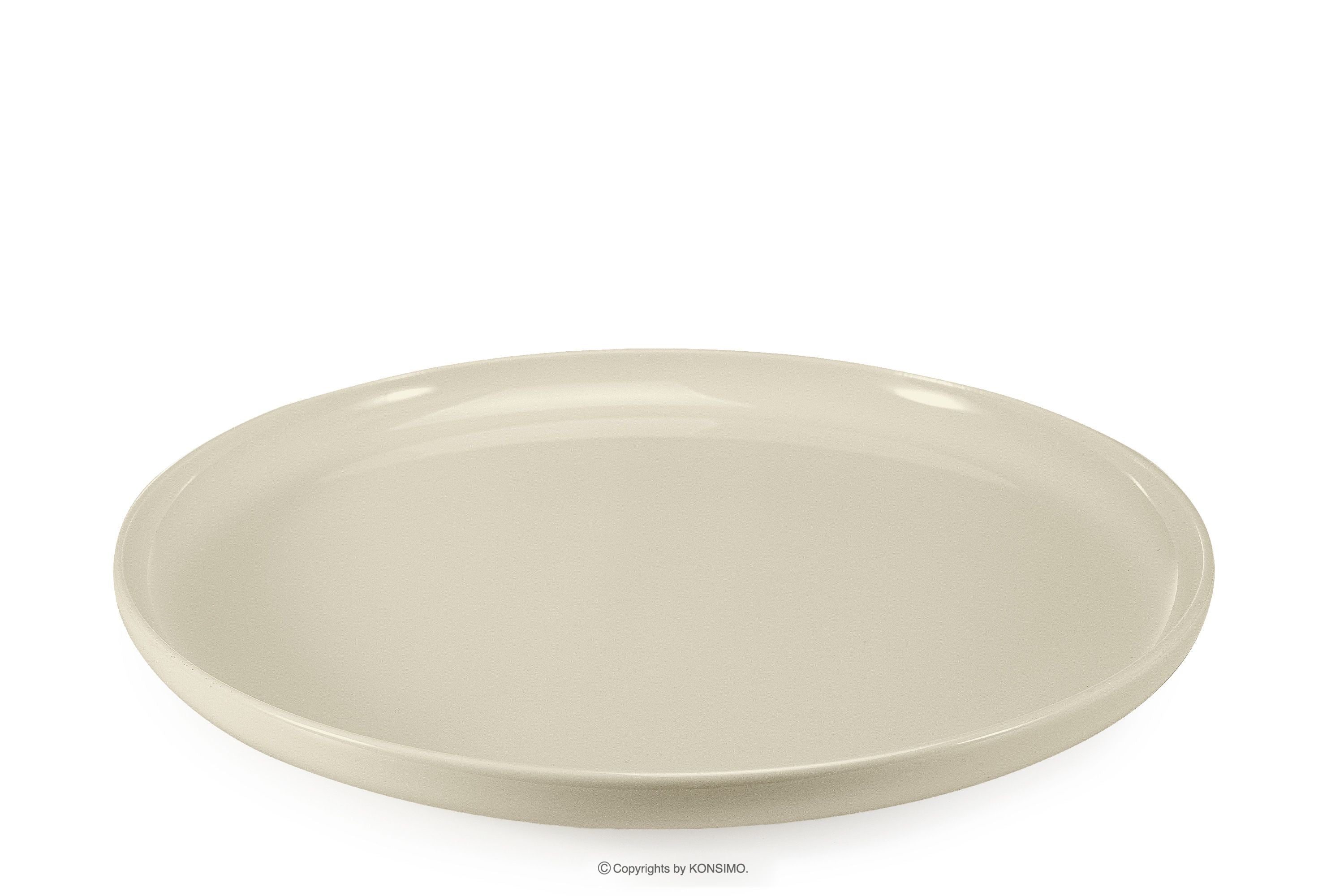 KONSIMO VICTO middagservise 6 personer beige høyglans