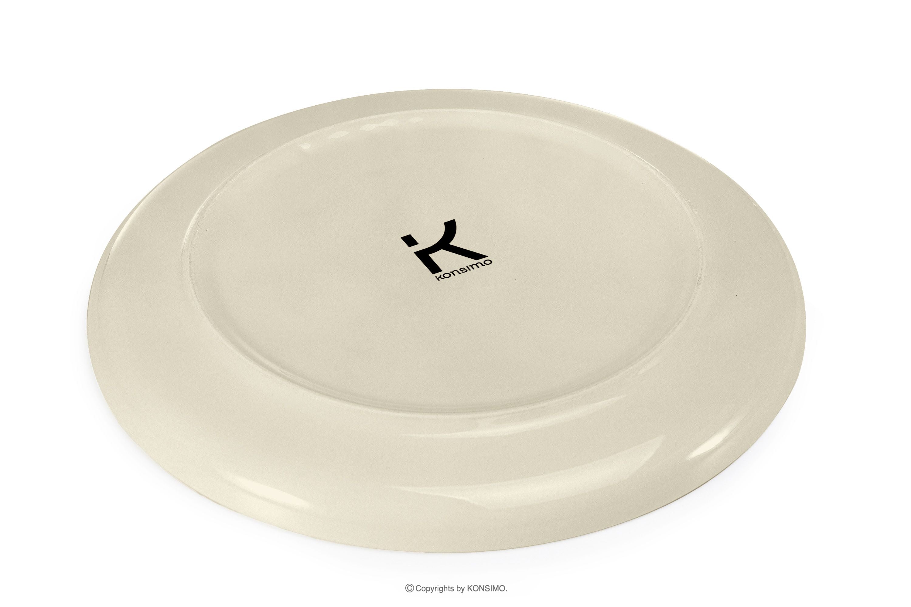 KONSIMO VICTO middagservise 6 personer beige høyglans