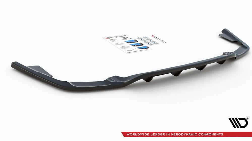 Central Rear Splitter (with vertical bars) Volvo XC60 Mk2 R-Design | Nomax.no🥇_6
