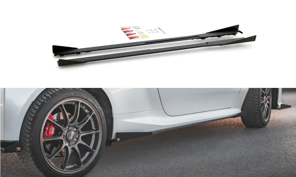 Sideskjørt Diffusers Racing Durability + Flaps Toyota GR Yaris Mk4 | Nomax.no🥇